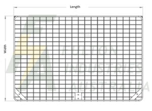 Galvanized earth mat